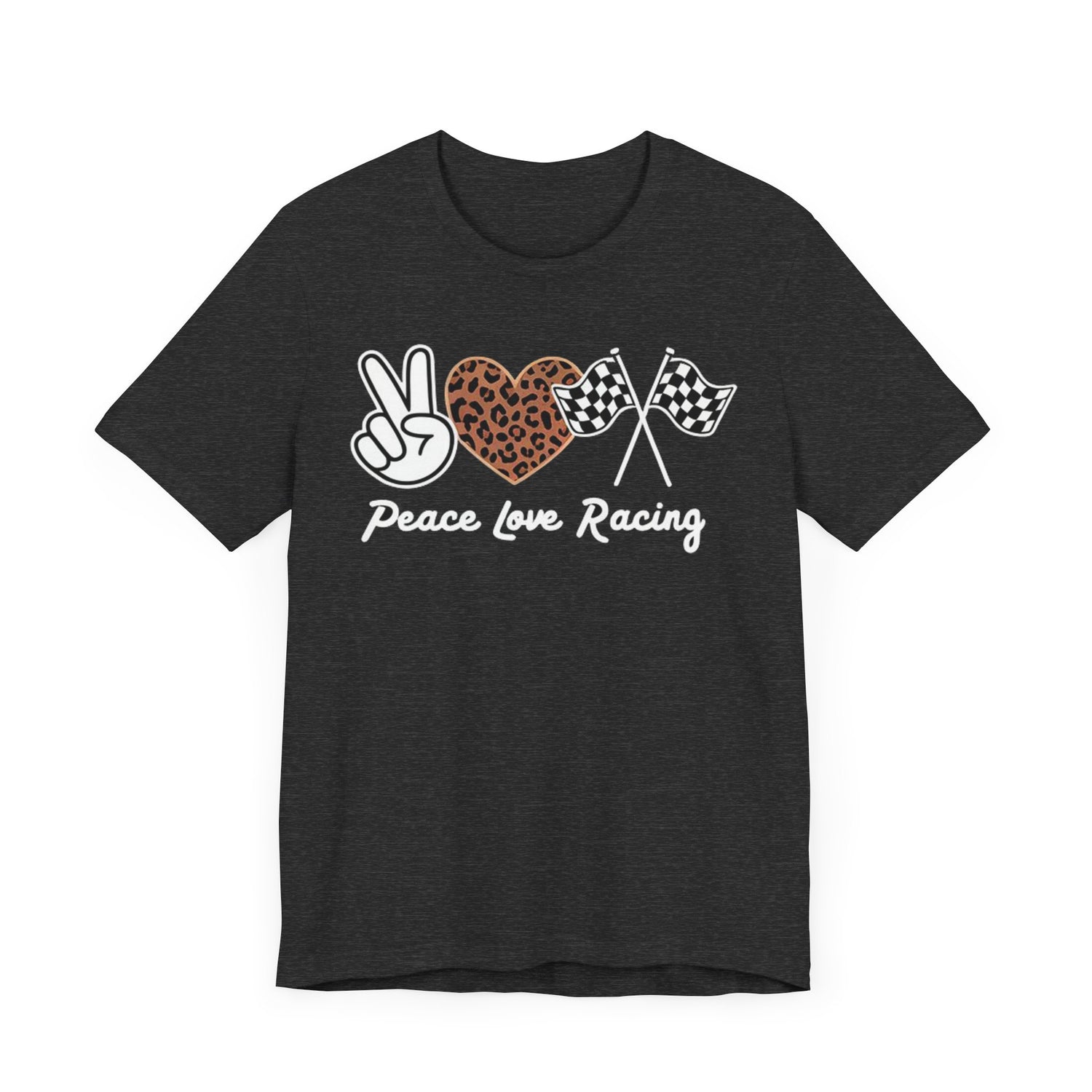 Peace, Love, Racing Sleeve Tee